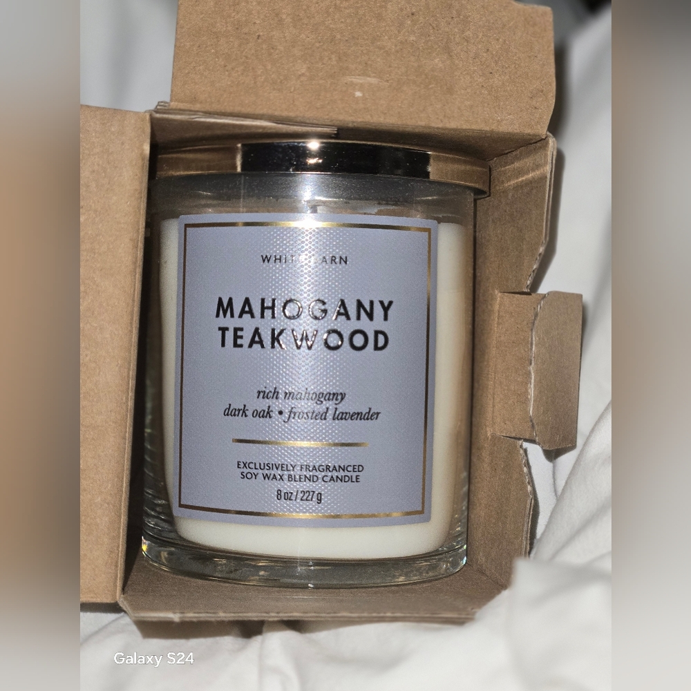 Mahogany & Teakwood  Candle